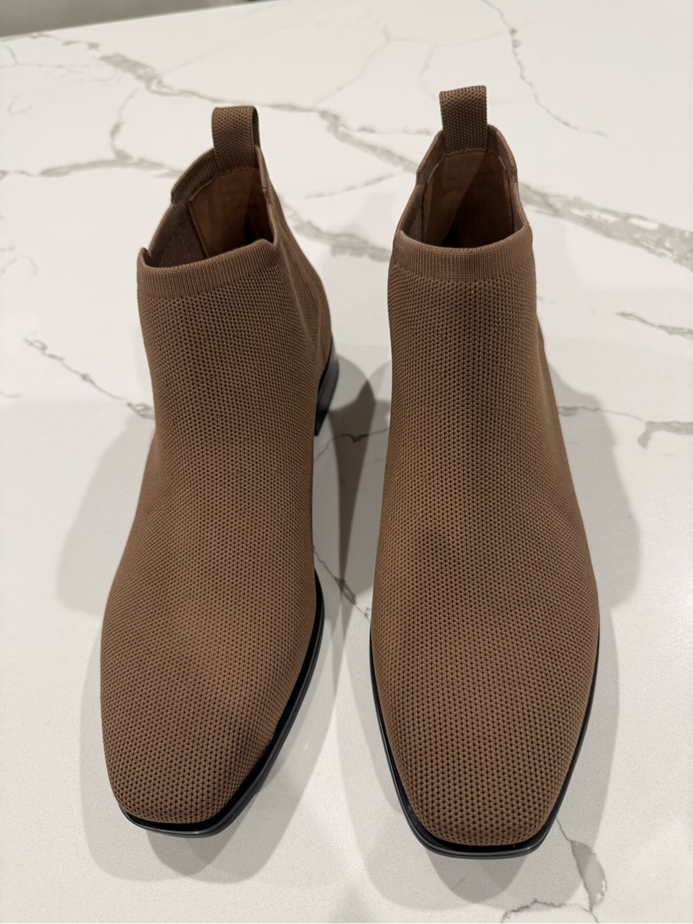 Vivaia Square-Toe Water-Repellent Ankle Boots Espresso Size 41.5 / 10